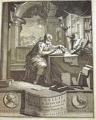 Aulus Gellius focused his work on finding the truth in words and grammer used in historical accounts.